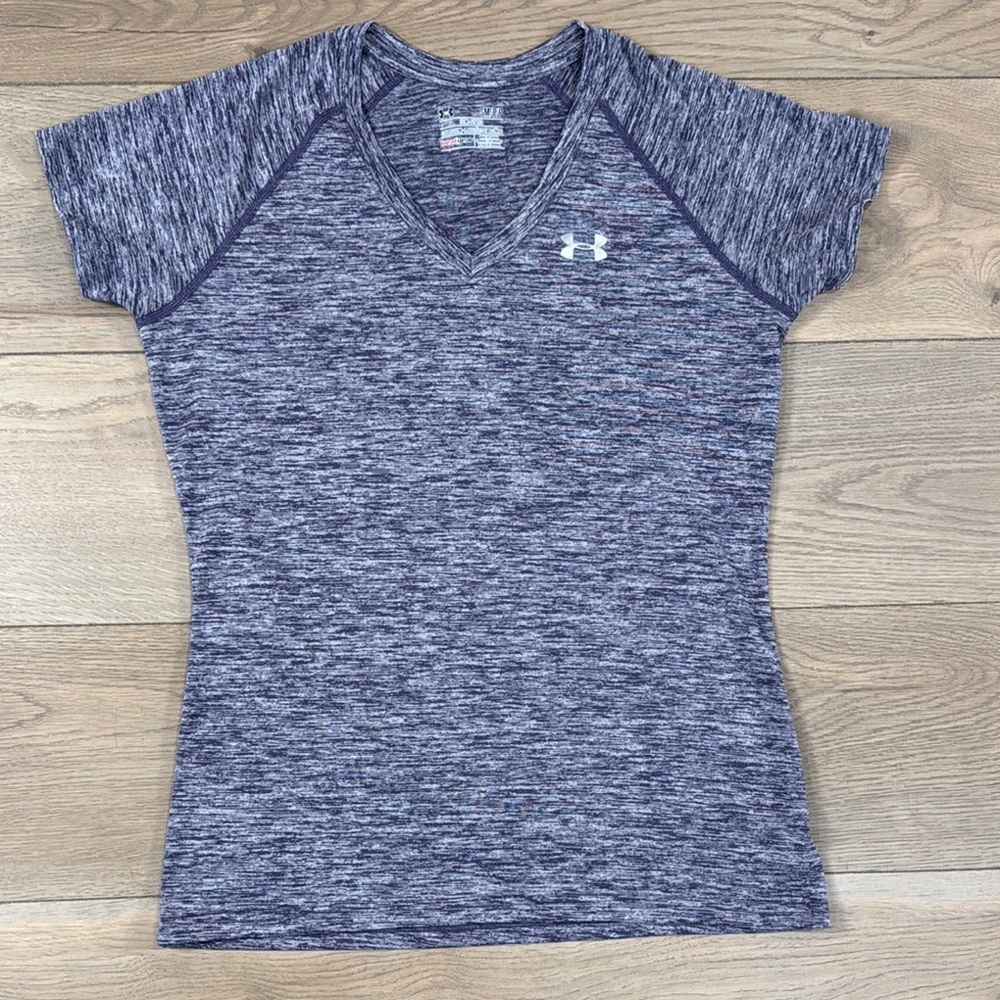 Under Armour Women's Heathered Purple Tee